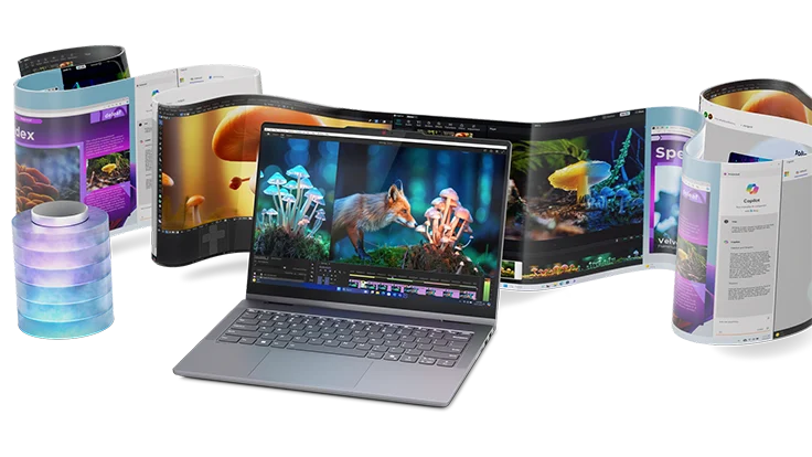 IdeaPad editing photos in a creative flow