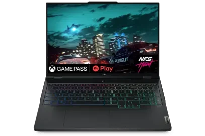 Legion Pro 7i showing a racing game